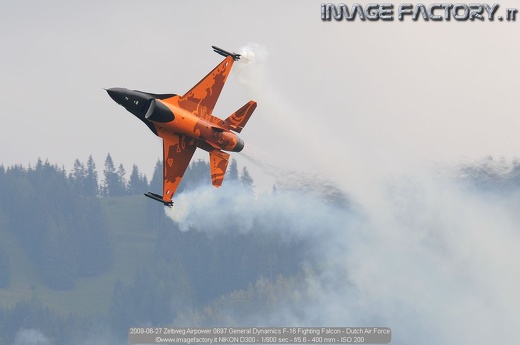 2009-06-27 Zeltweg Airpower 0697 General Dynamics F-16 Fighting Falcon - Dutch Air Force